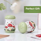 ceramic green salt and pepper shaker