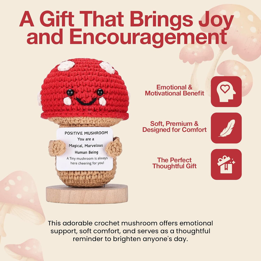 Positive Mushroom crochet