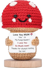 Love you MUM crochet mushroom