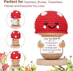 Love you MUM crochet mushroom for teachers