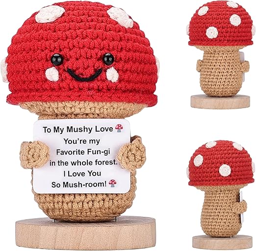 To My Mushy Love mushroom crochet